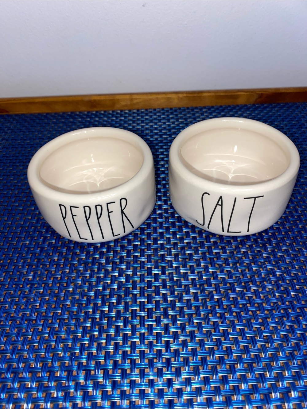 Rae Dunn salt and pepper